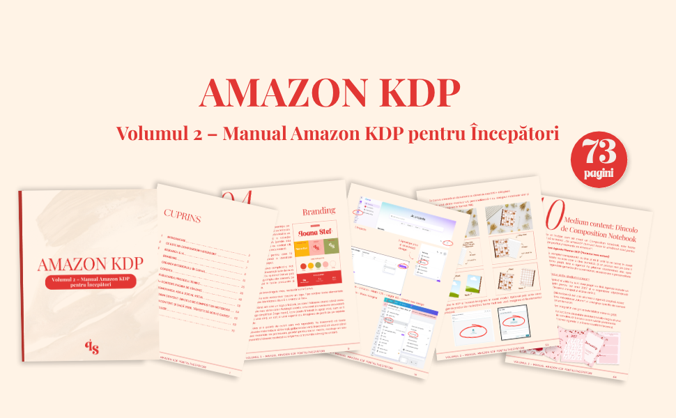 Amazon KDP – Volumul 2: De la idee la primul produs publicat