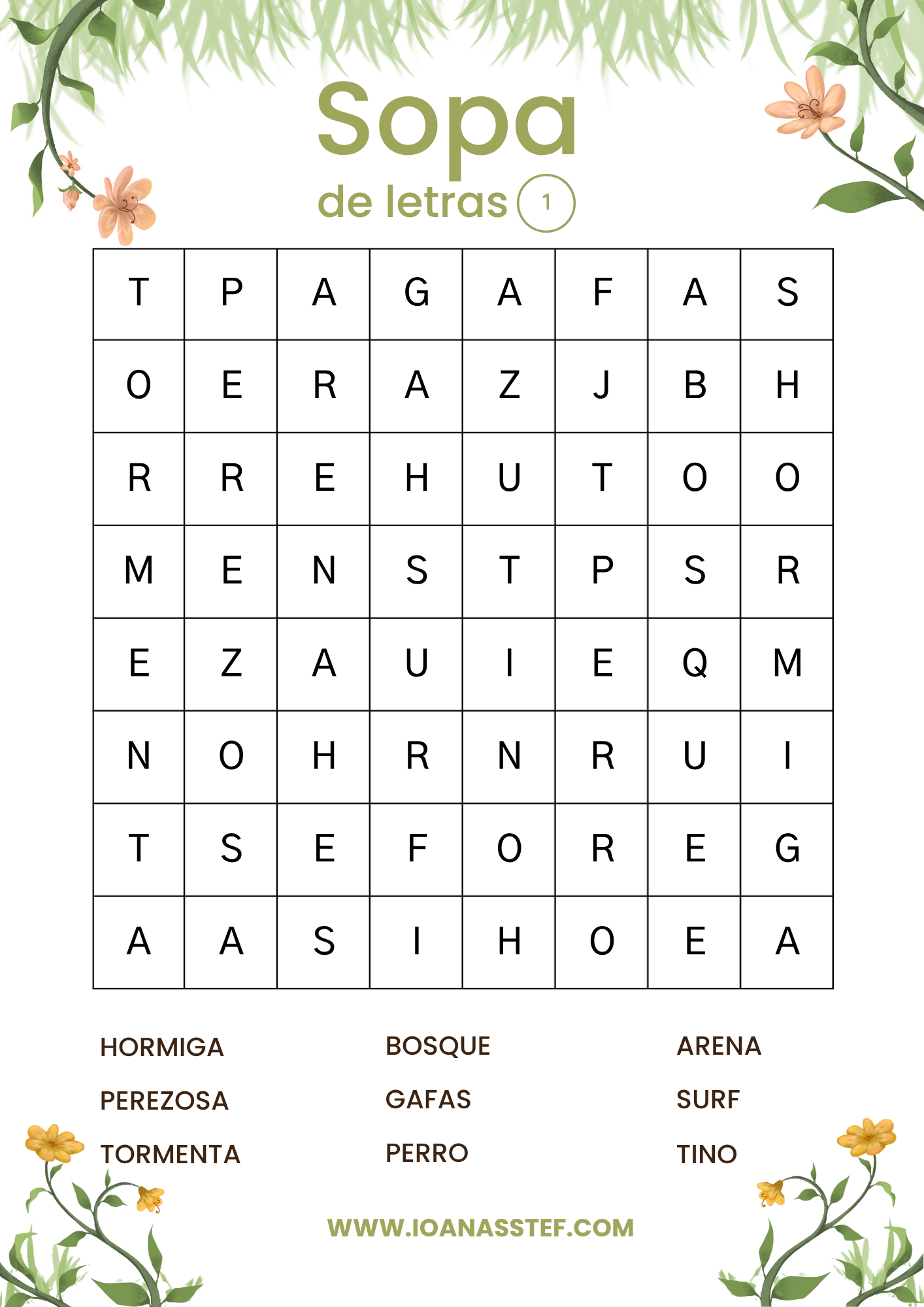 Sopa de letras