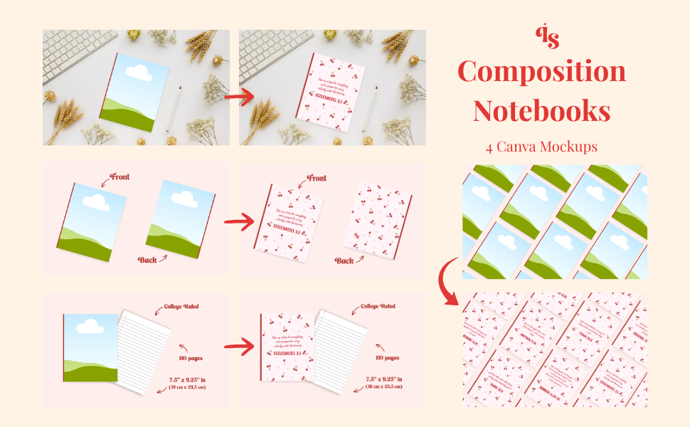 Mockups Composition Notebook