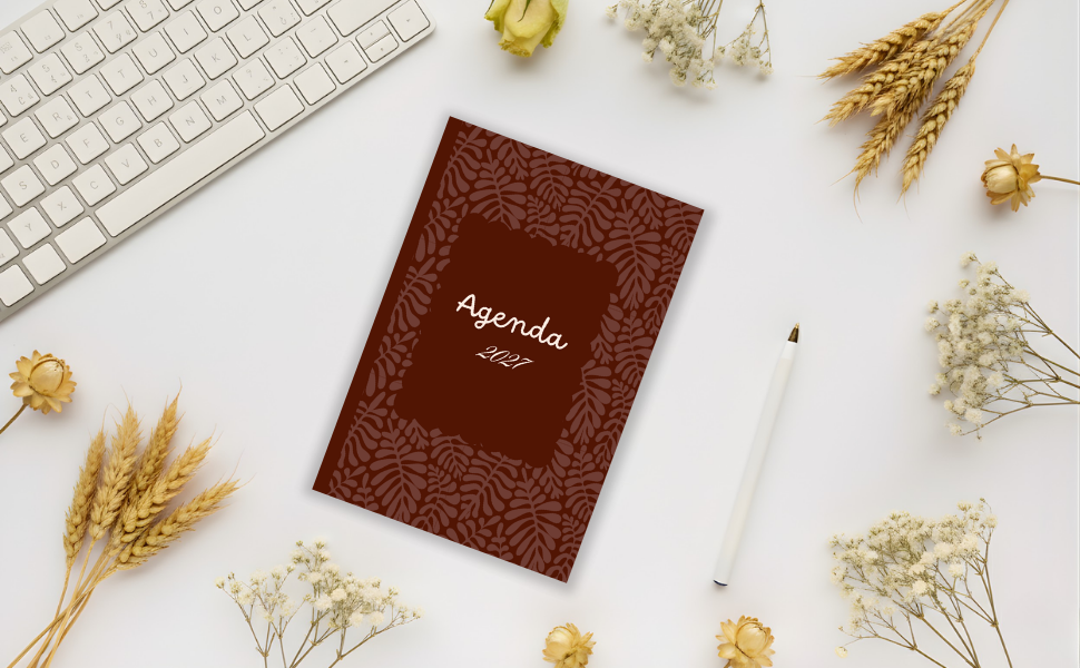 Agenda Semanal Cristiana 2027: Organizador Semanal y Mensual con Versículos Bíblicos, Diario de Oración y Secciones de Gratitud | Tapa Dura de 6" x 9"
